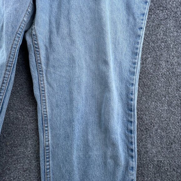 VTG Levi's 550 Relaxed Fit Tapered Jeans USA Womens Size 18 W (35x30) Denim - Picture 7 of 16